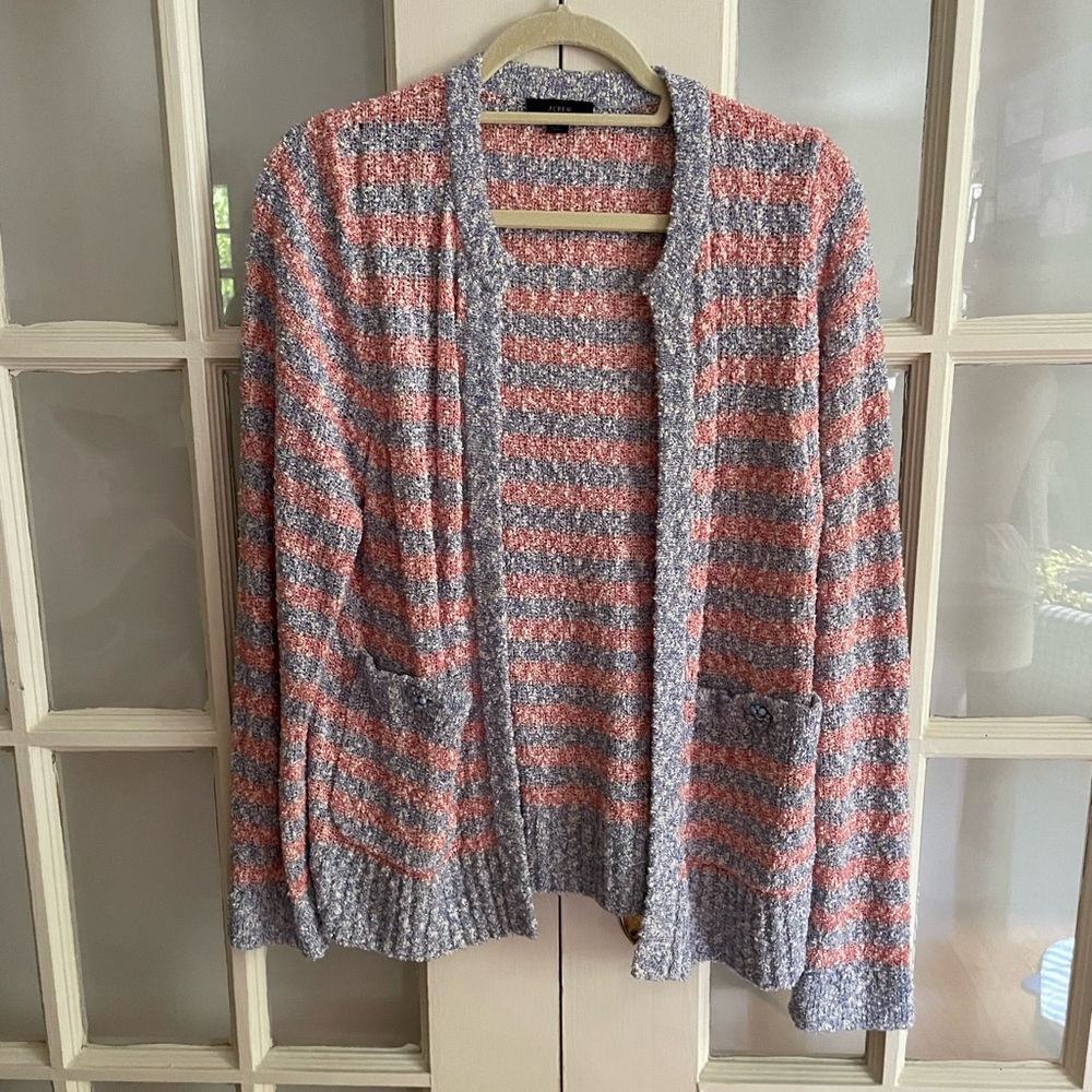 Striped Jcrew Cardigan